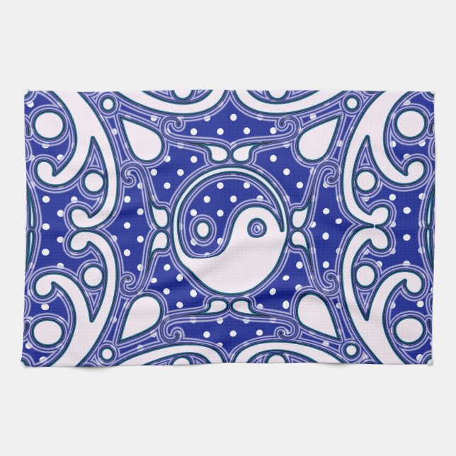 Yin Yang Geschirrtuch (Horizontal)