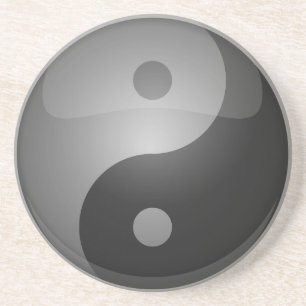 Yin Yang Getränkeuntersetzer