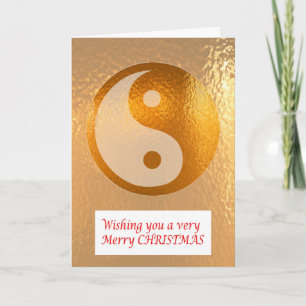 YIN YANG GOLD : Frohe Weihnachten glücklich Neues 