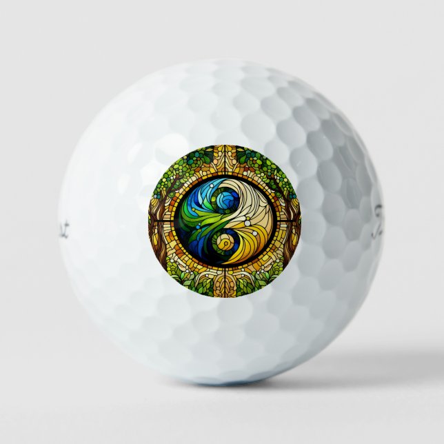 Yin Yang Golf Balls Golfball (Vorderseite)