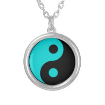Yin Yang Halsketten-Türkis