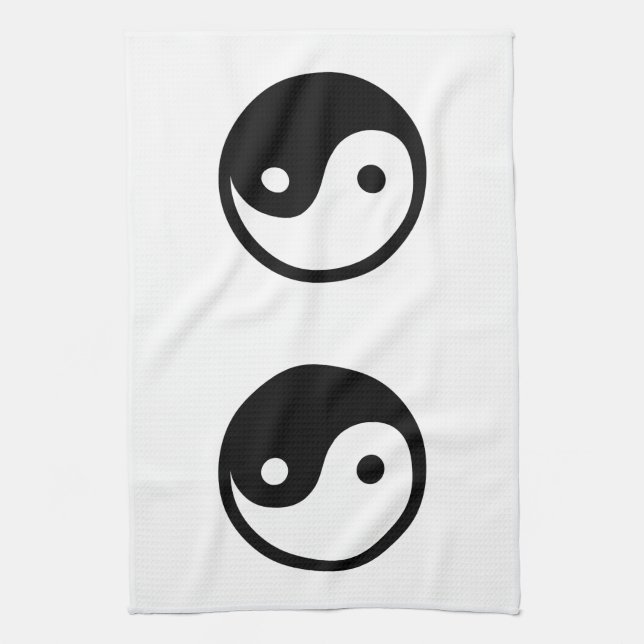 Yin Yang Handtuch (Vertikal)