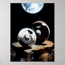 Yin Yang Harmony: Andersweltig Equilibrium Poster