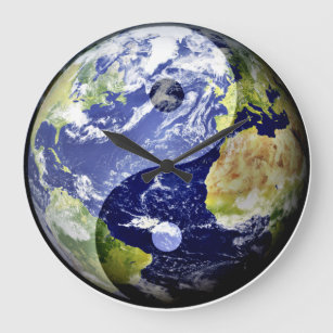 Yin-Yang Harmony on Our Planet Große Wanduhr