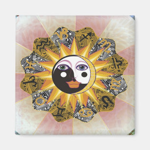 YIN YANG HOROSKOP MAGNET