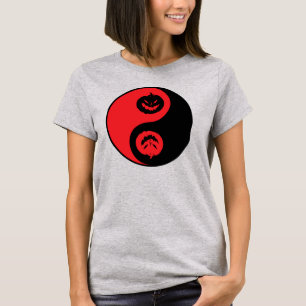 Yin Yang Jack-o-lantern Pumpkins T - Shirt