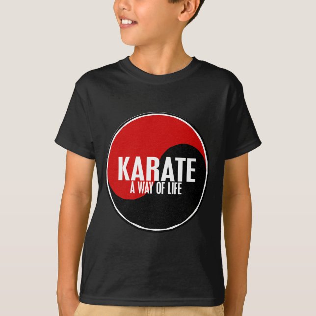 Yin Yang Karate 1 T-Shirt (Vorderseite)