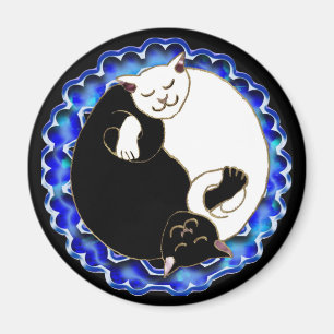 yin Yang-Kätzchenmagnet Magnet