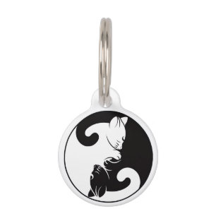 Yin Yang Katzen Haustiermarke