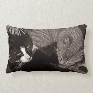 Yin Yang Katzen Lendenkissen