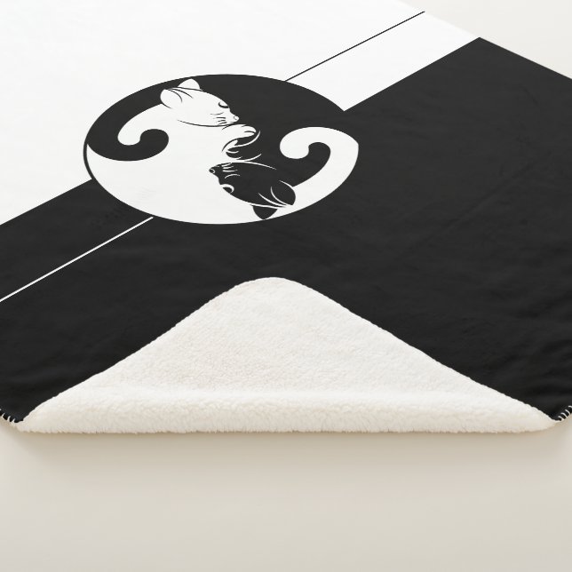 Yin Yang Katzen Sherpadecke (3/4)