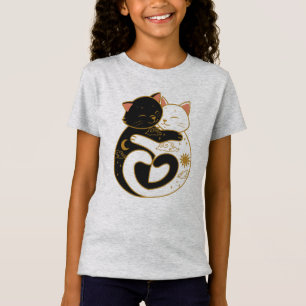 Yin Yang Katzen T-Shirt