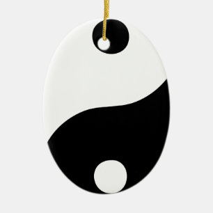 Yin Yang Keramik Ornament