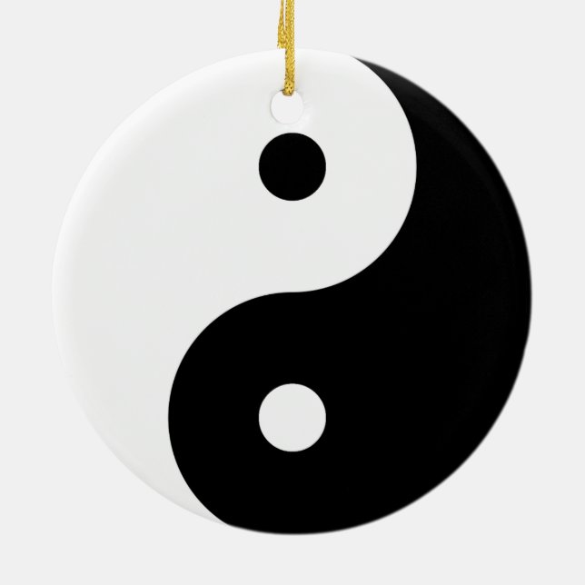 "YIN YANG " KERAMIK ORNAMENT (Hinten)