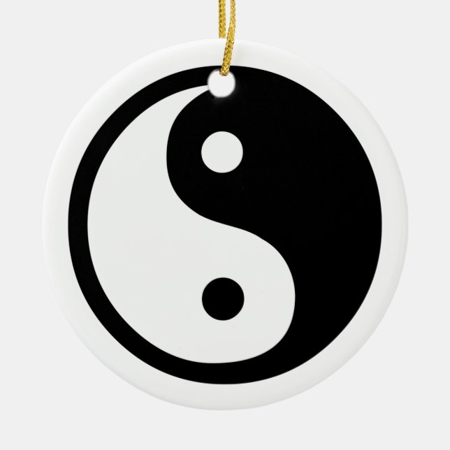 Yin Yang Keramikornament (Vorne)