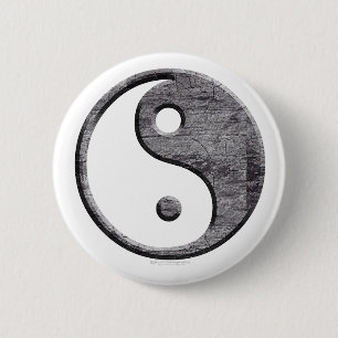 Yin Yang Knopf Button