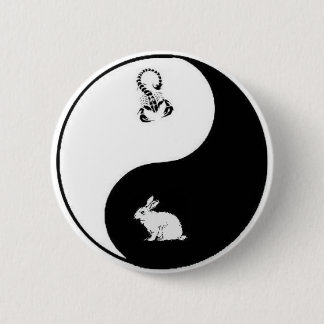 Yin Yang Knopf Button
