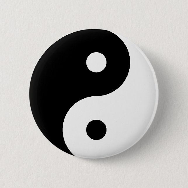 Yin Yang Knöpfe Button (Vorderseite)