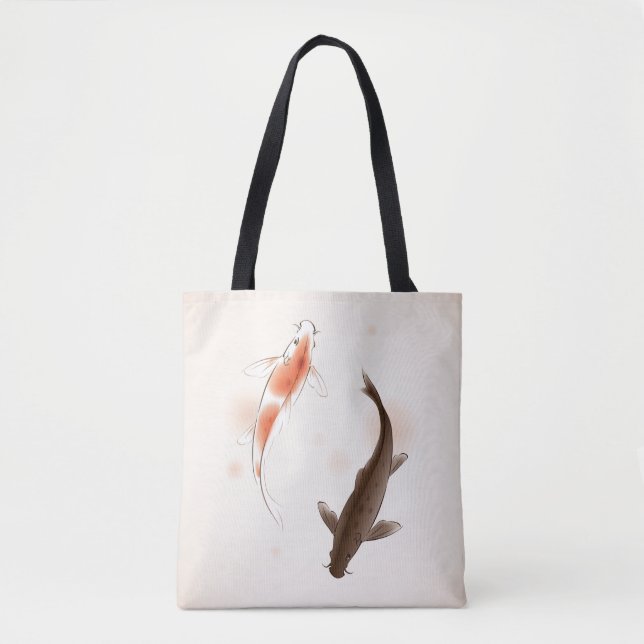 Yin Yang Koi fischt in der orientalischen (Vorderseite)