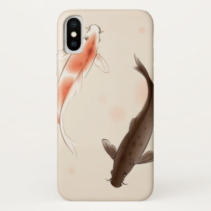 Yin Yang Koi fischt in der orientalischen iPhone X Hülle