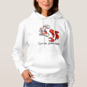 Yin Yang Koi Fish Botanic Garden Business Logo Hoodie