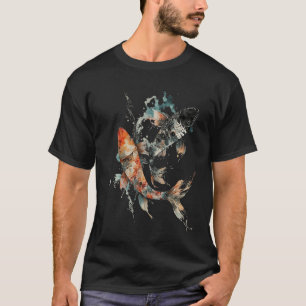 Yin Yang Koi Fish Carp Nishik T-Shirt