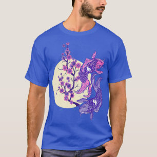 YIN YANG KOI FISH MIT CHERRY BLOSSOM T-Shirt