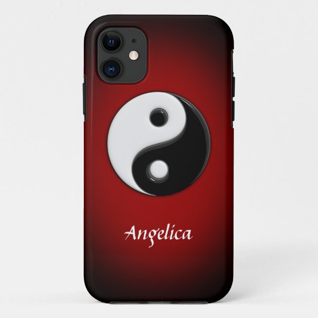 Yin Yang kundengerecht Case-Mate iPhone Hülle (Rückseite)