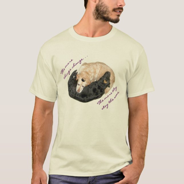 Yin Yang Labradore T-Shirt (Vorderseite)