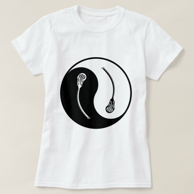 Yin Yang Lacrosse T-Shirt (Design vorne)