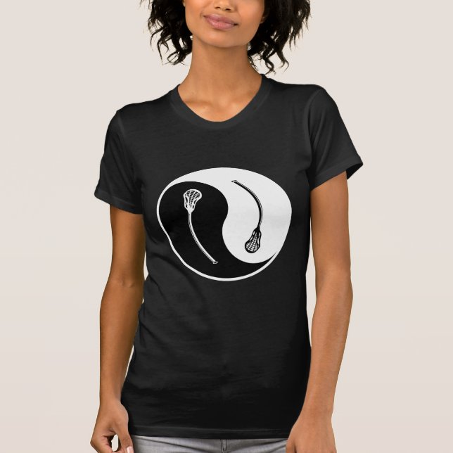 Yin Yang Lacrosse T-Shirt (Vorderseite)