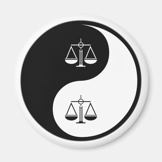 Yin Yang Law Magnet (Vorne)