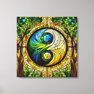Yin Yang Leinwand Art