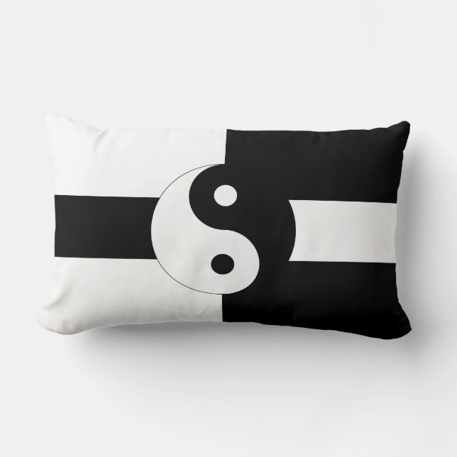 Yin Yang Lendenkissen (Vorderseite)