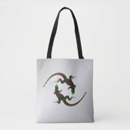 Yin Yang Lizards Silver