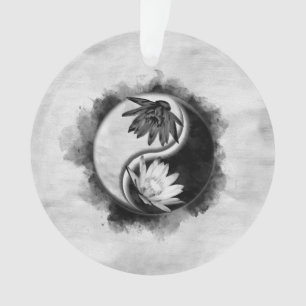 Yin Yang - Lotus-Blume Ornament