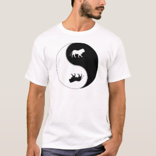 Yin Yang Löwe T-Shirt