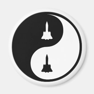 Yin Yang Luftfahrttechnik Magnet