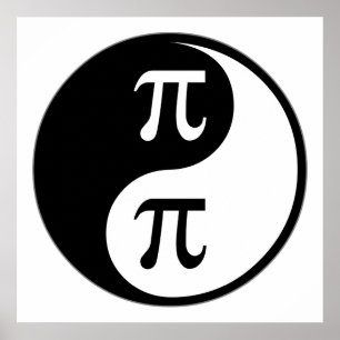 Yin Yang Math Poster