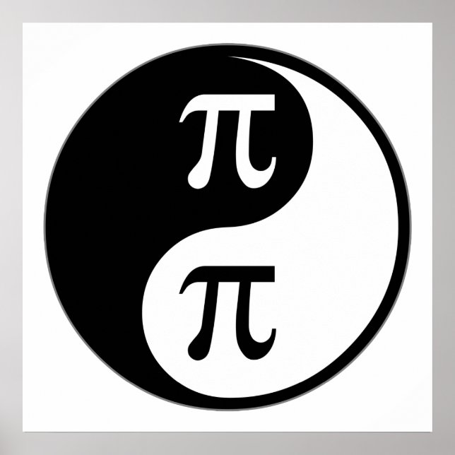 Yin Yang Math Poster (Vorne)