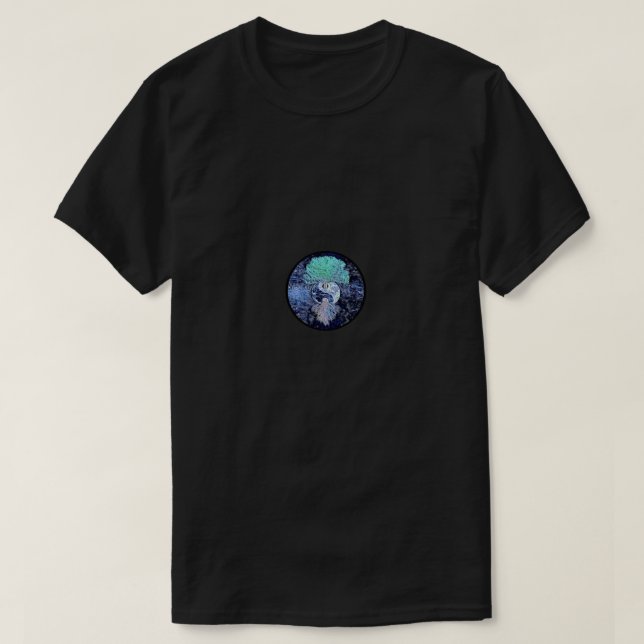 Yin Yang mit Lebensbaum Erde im Weltraum Pullover (Design vorne)
