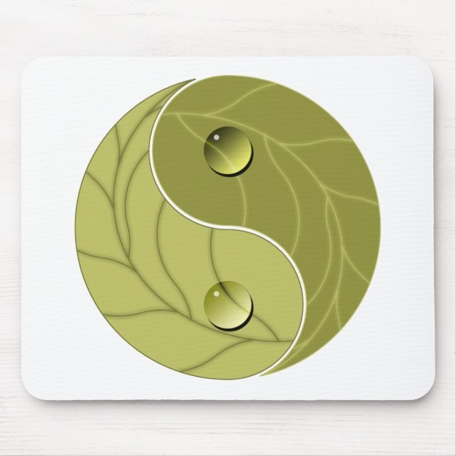 Yin Yang Natur Mousepad (Vorne)