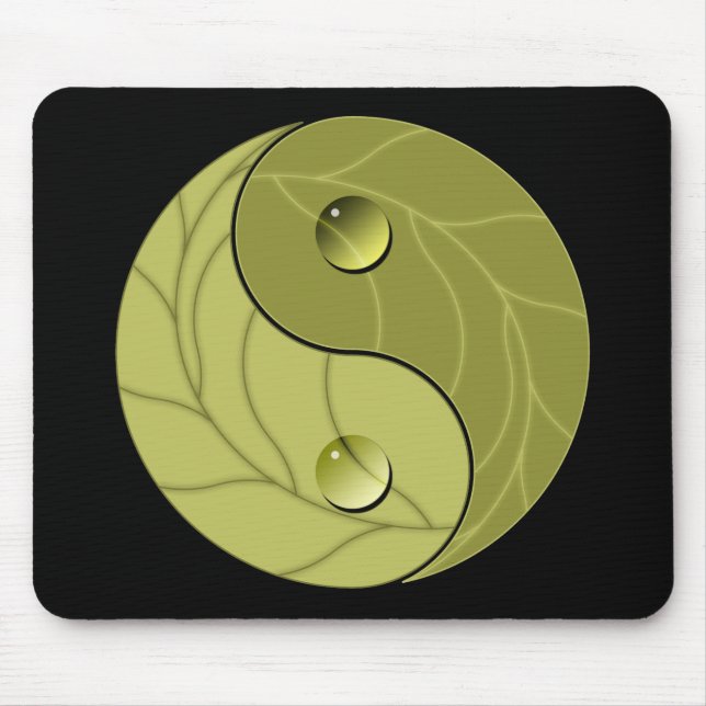 Yin Yang Natur Mousepad (Vorne)