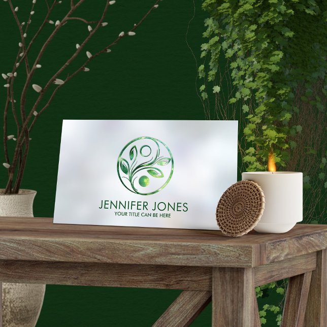 Yin Yang - Nature Balance - glühender Marmor Visitenkarte (Von Creator hochgeladen)