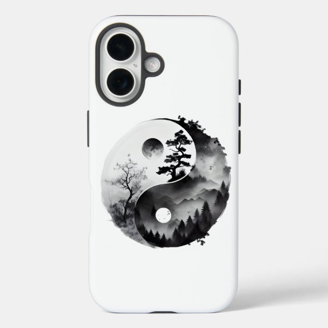 Yin Yang Nature Phone Case (Rückseite)