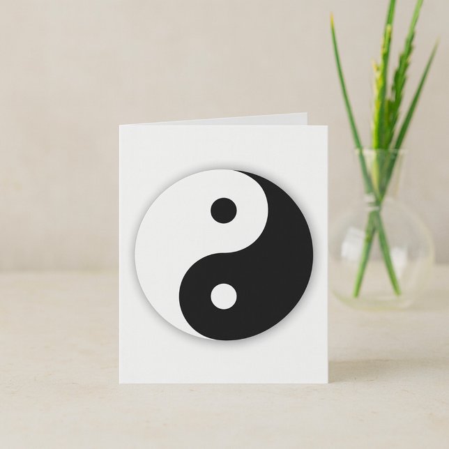Yin Yang Notizkarten Karte (Von Creator hochgeladen)