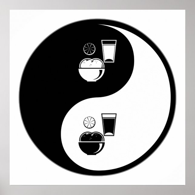 Yin Yang Nutrition Poster (Vorne)