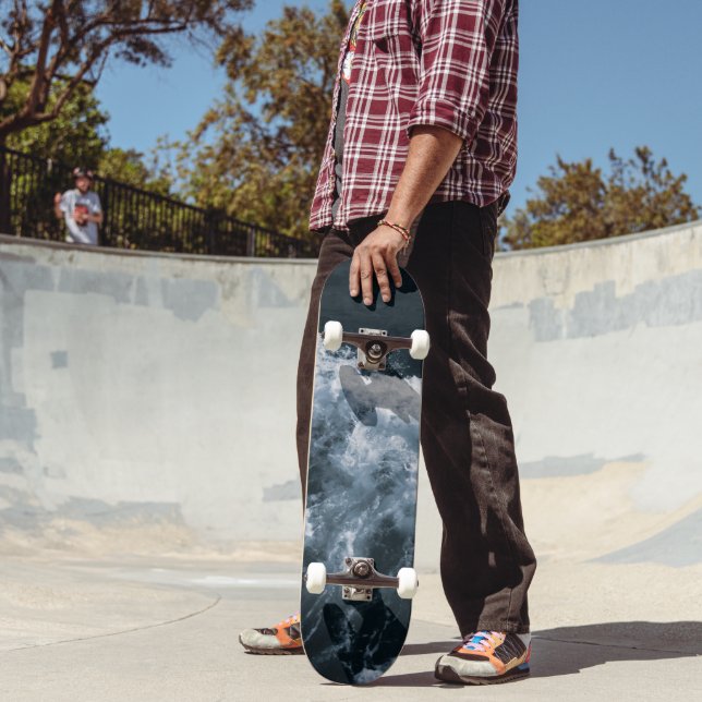 Yin Yang Ocean Glam 1 Skateboard (Außenbereich 2)