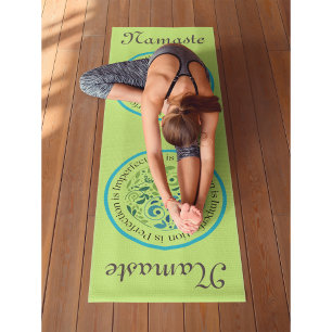 Yin Yang Olive Workout, Pilates und Yogamatte