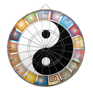Yin-Yang-Ost-Asienphilosophie Dartscheibe
